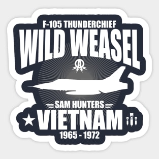 F-105 Thunderchief Wild Weasel Sticker